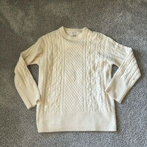 A NEW DAY - ivory cable knit sweater